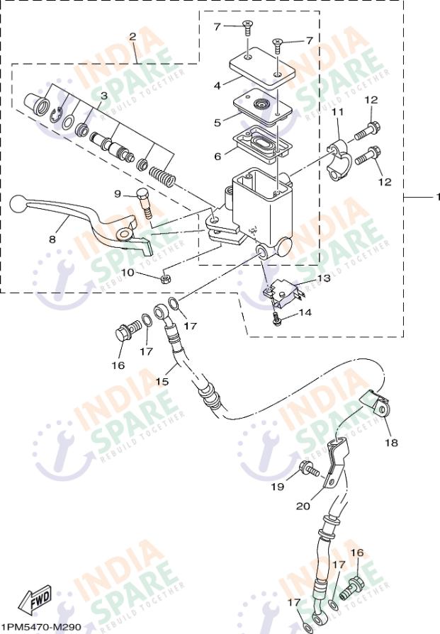 FRONT MASTER CYLINDER